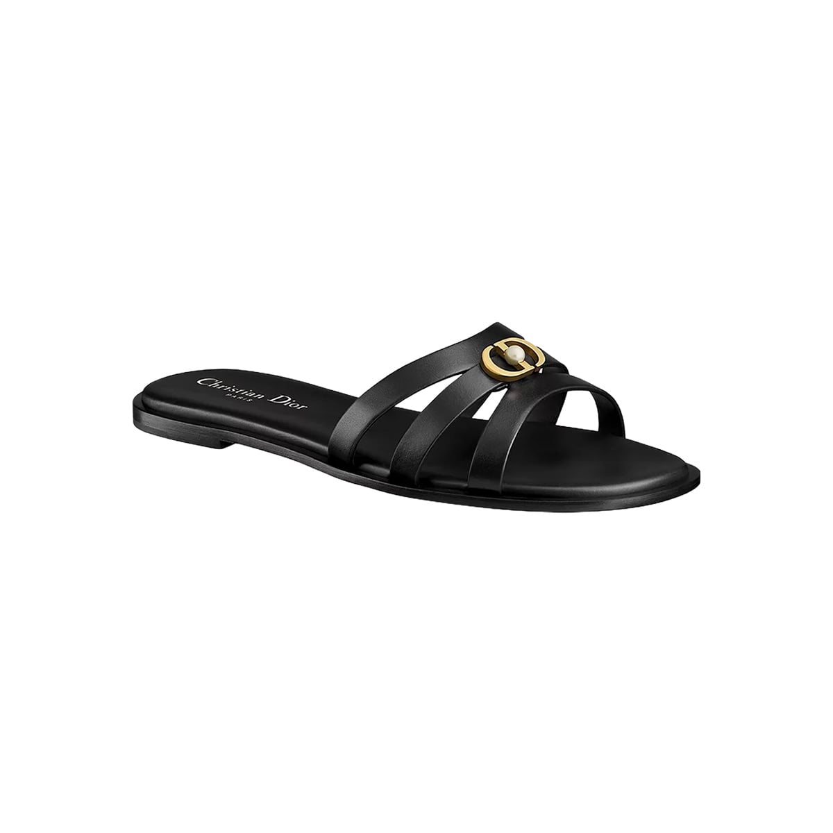 30M Slide Calfskin Black GHW