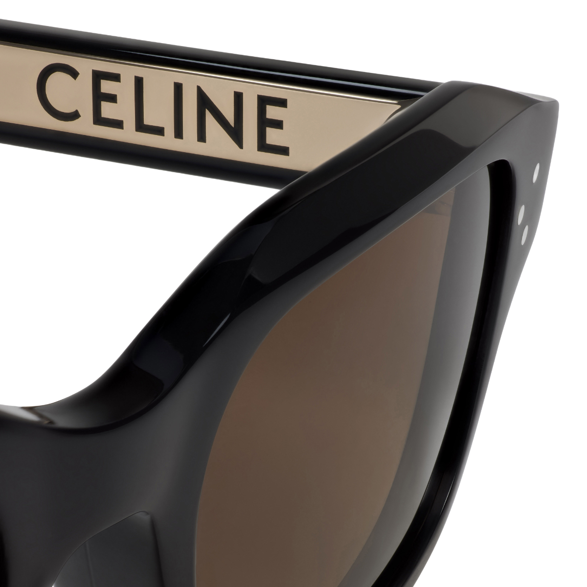 64 Black Frame Sunglasses Acetate Black