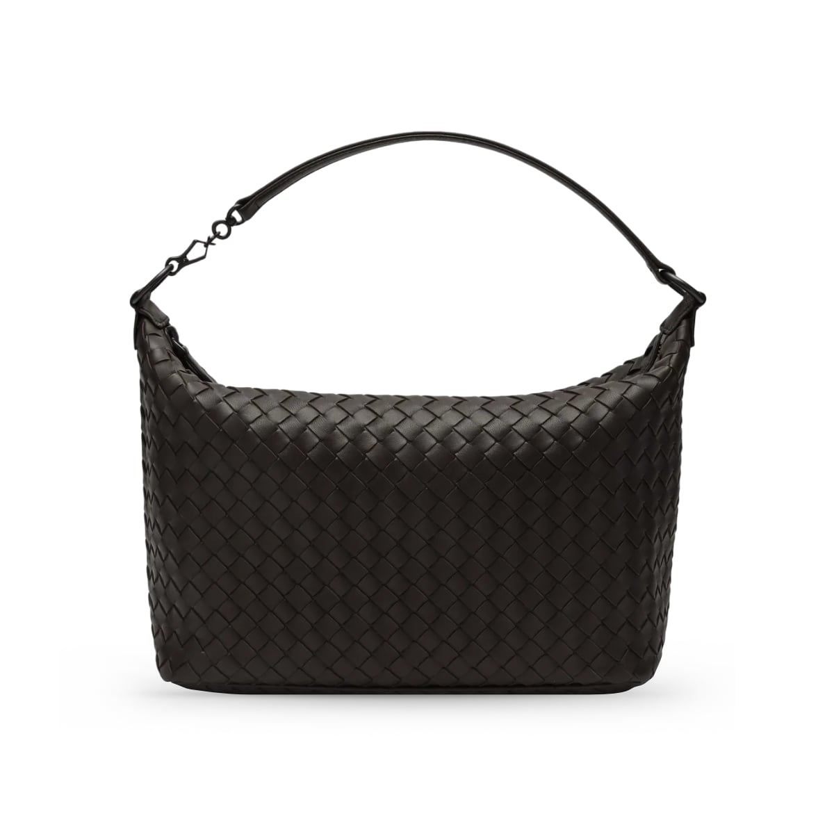 Tourmaline Small Intrecciato Nappa Shoulder Bag Fondant-Bottega Veneta