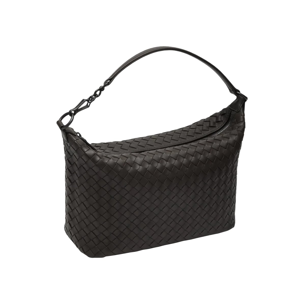 Tourmaline Small Intrecciato Nappa Shoulder Bag Fondant