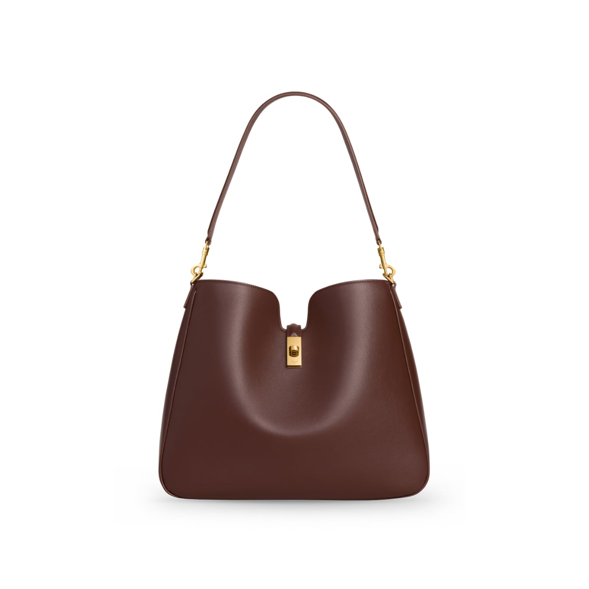 Medium Camille 16 Shoulder Bag Calfskin Leather Chestnut GHW-Celine
