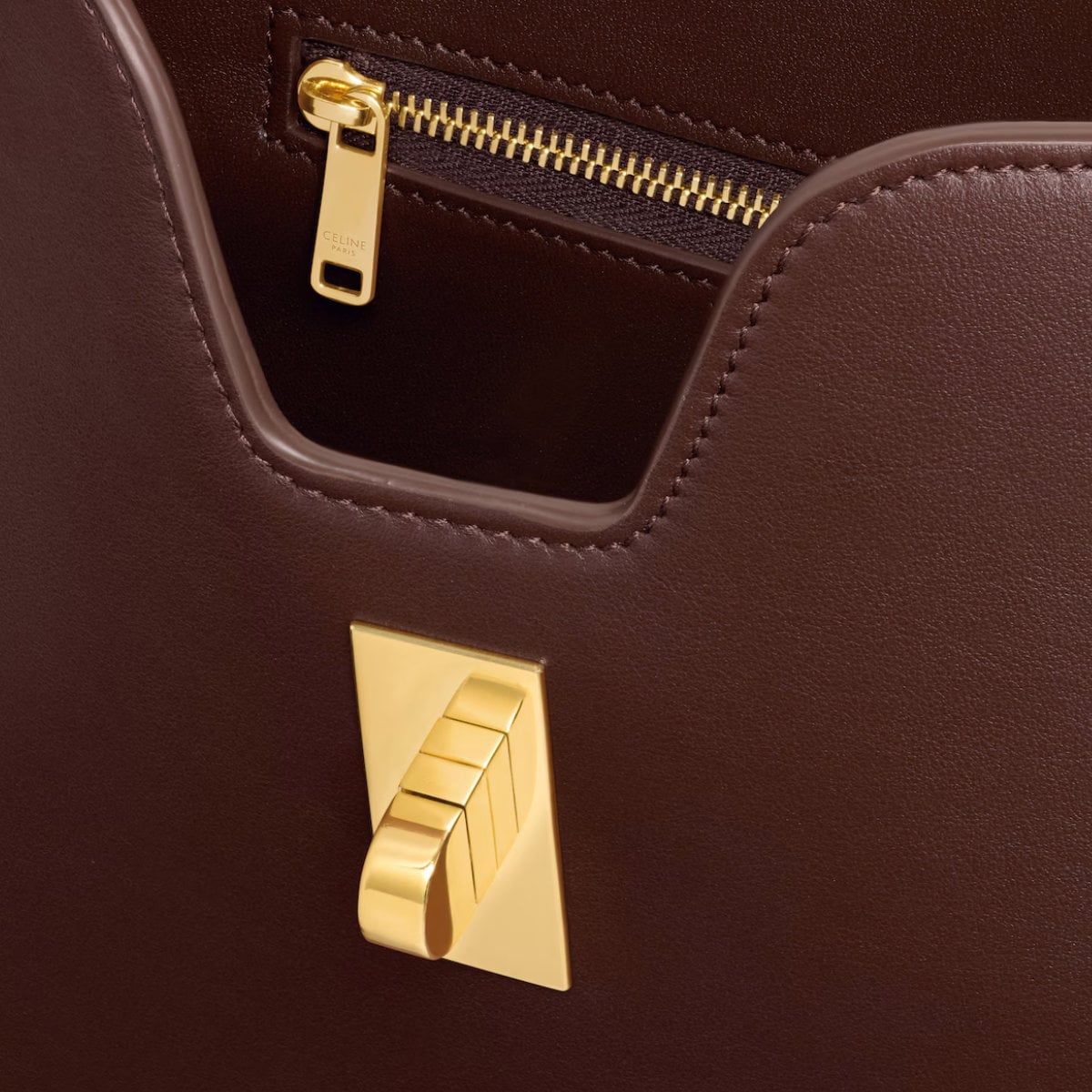Medium Camille 16 Shoulder Bag Calfskin Leather Chestnut GHW