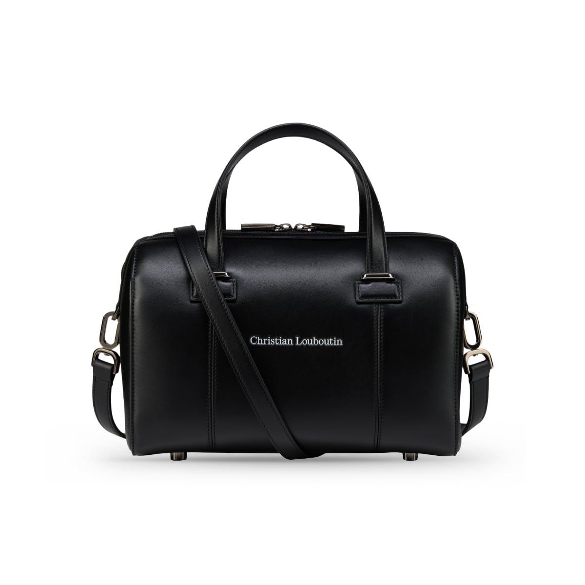 Small Tactical Leather Black-Christian Louboutin