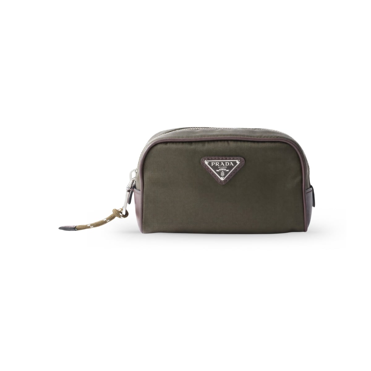 Speedrock Re-Nylon Pouch Selva Green-Prada