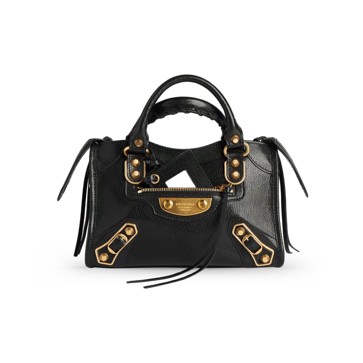 Mini Le City Uptown Bag Black GHW-Balenciaga