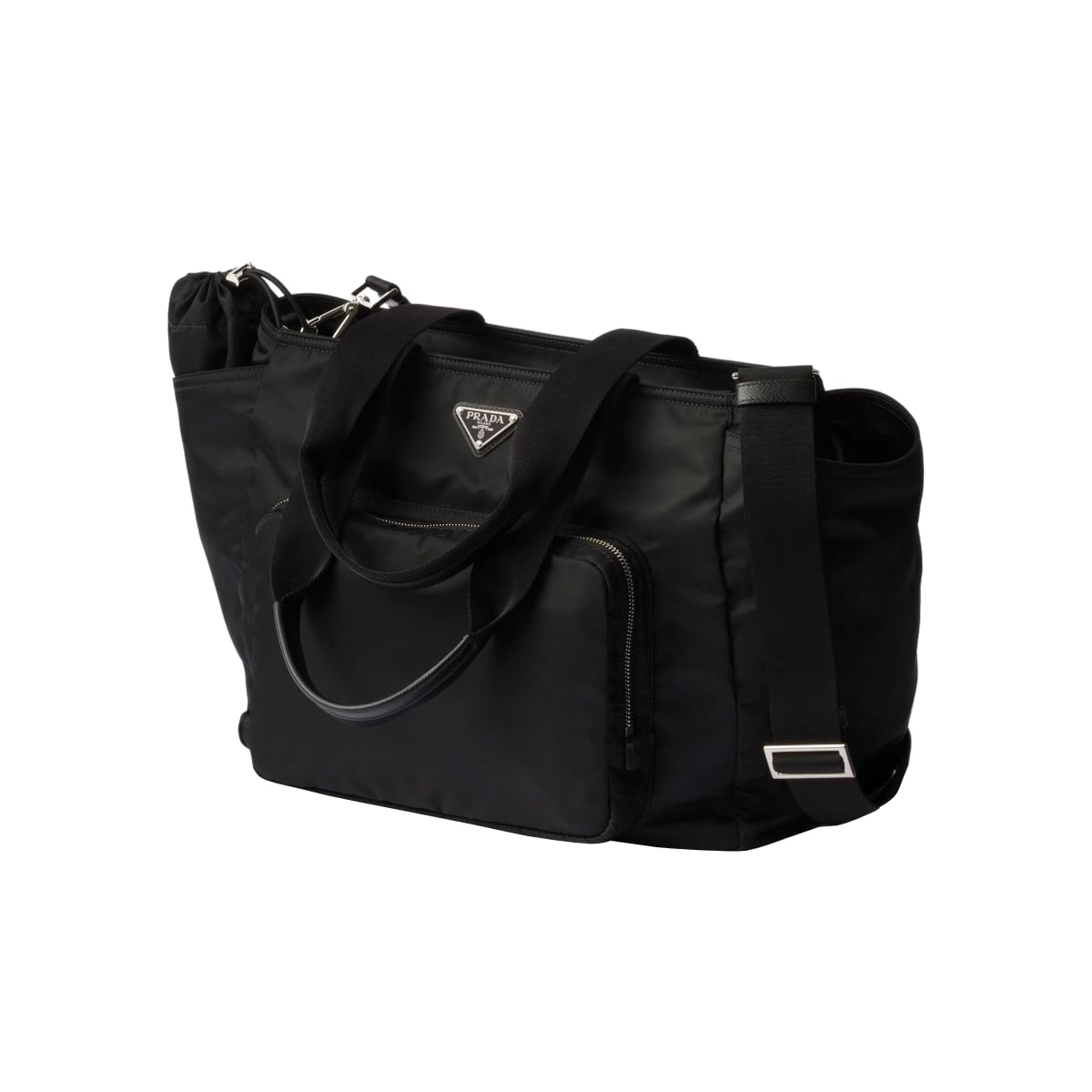 Re-Nylon Baby Bag Black
