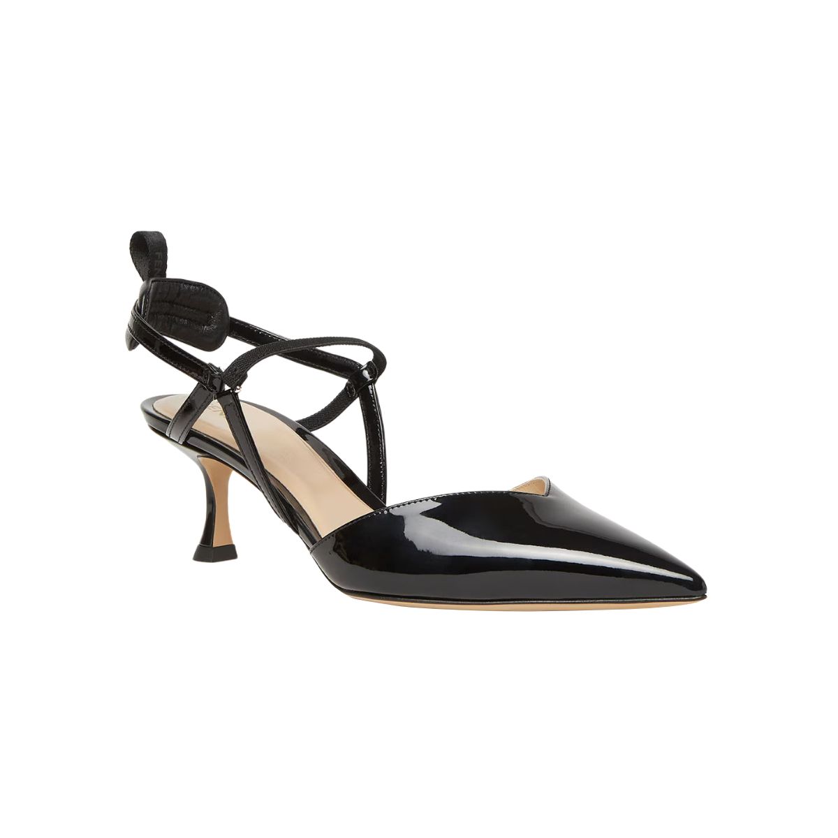 Very Colibrì 55 Medium Heeled Slingbacks Patent Leather Black