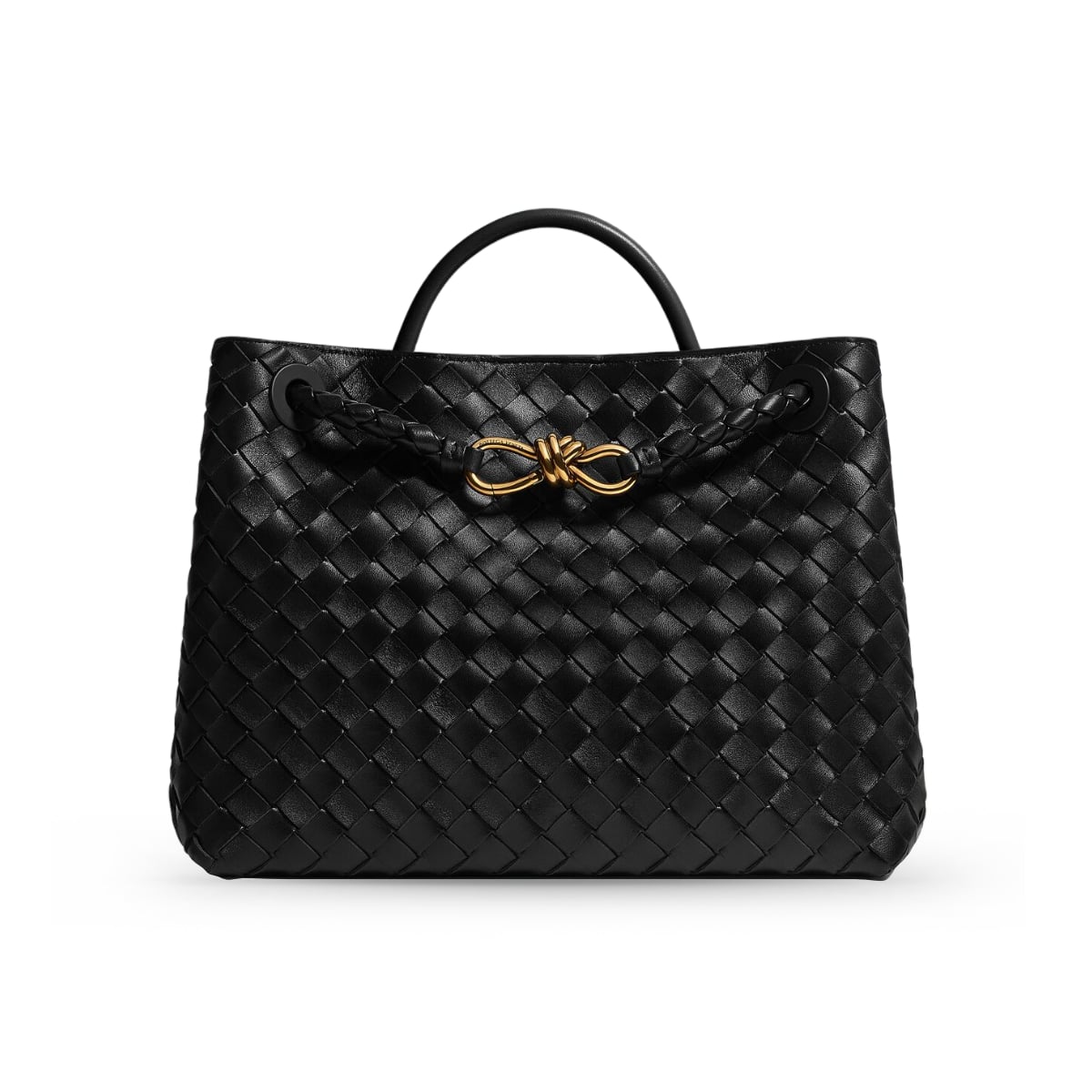 Medium Andiamo Bag Black BHW-Bottega Veneta