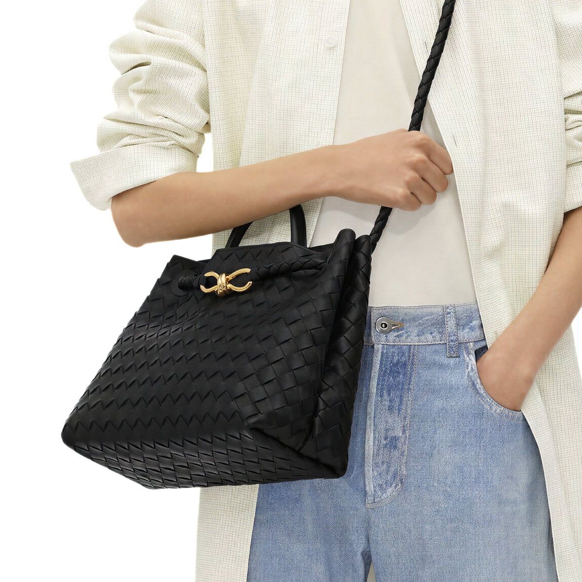 Medium Andiamo Bag Black BHW