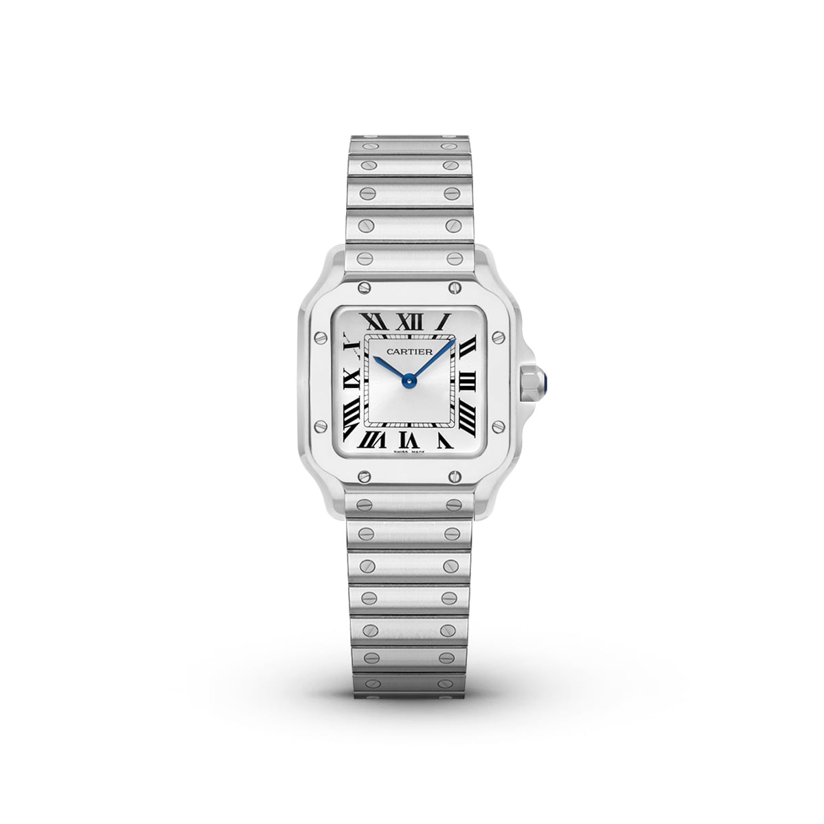 Santos Small WSSA0082 Silver-Cartier