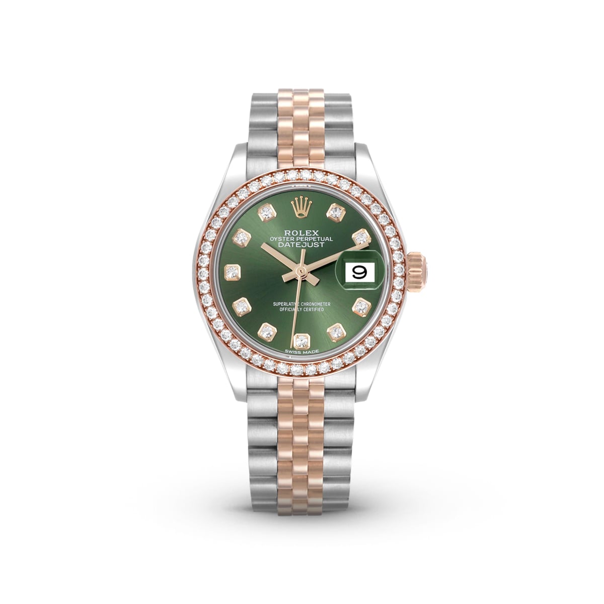 Lady Datejust 28 279381G Green Jubilee-Rolex