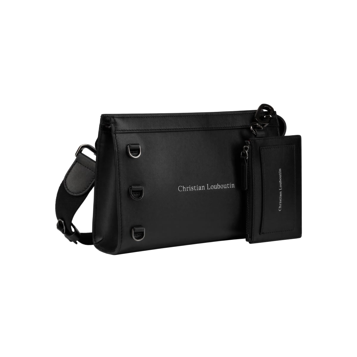 Mini Kosmica Crossbody Bag Leather Black