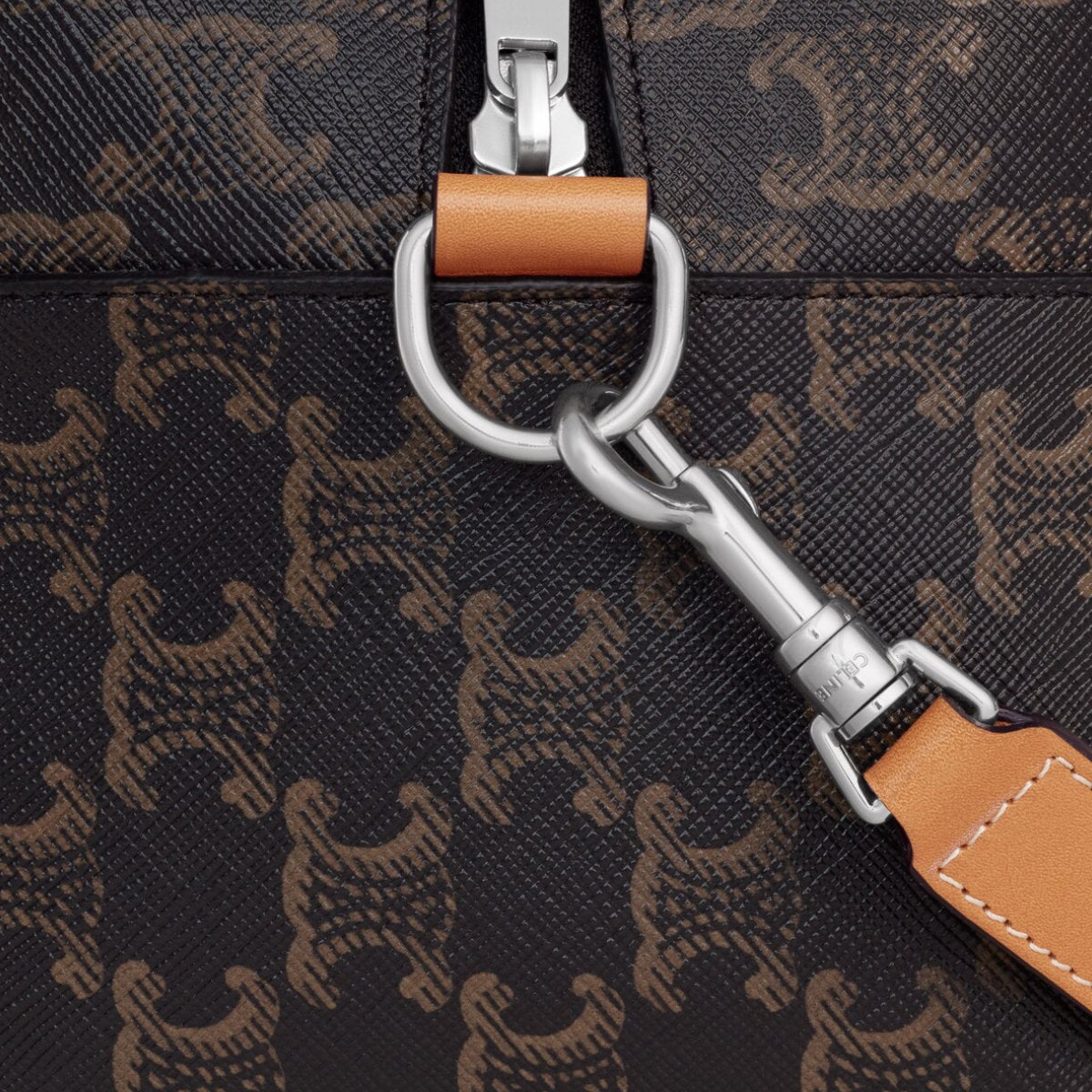 Take Away Triomphe Crossbody Bag Canvas Tan