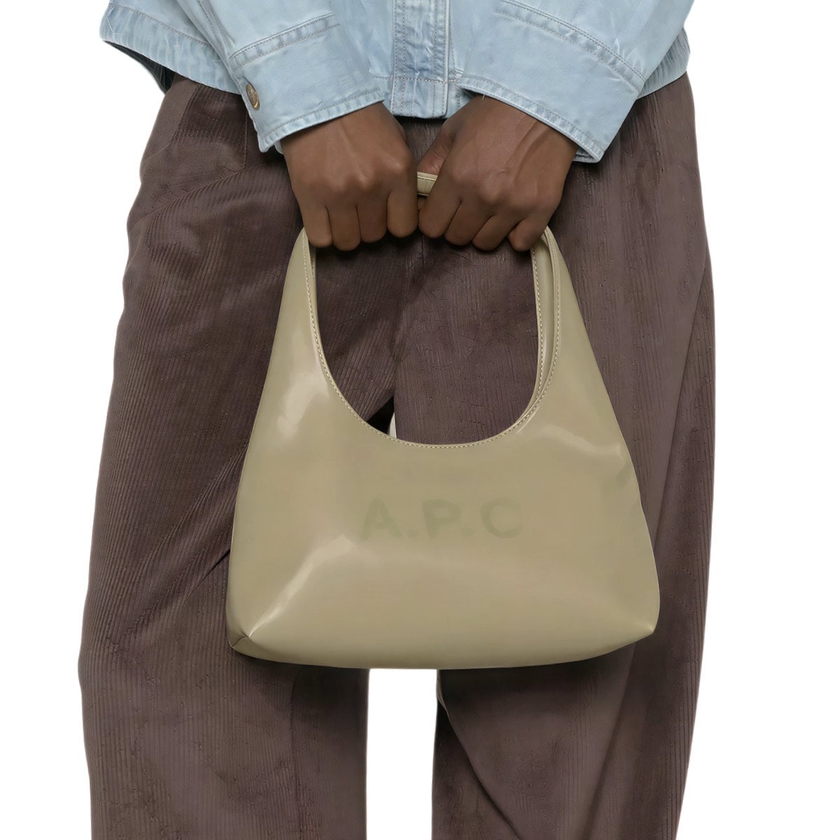 Baby Ninon Shoulder Bag Clay Green