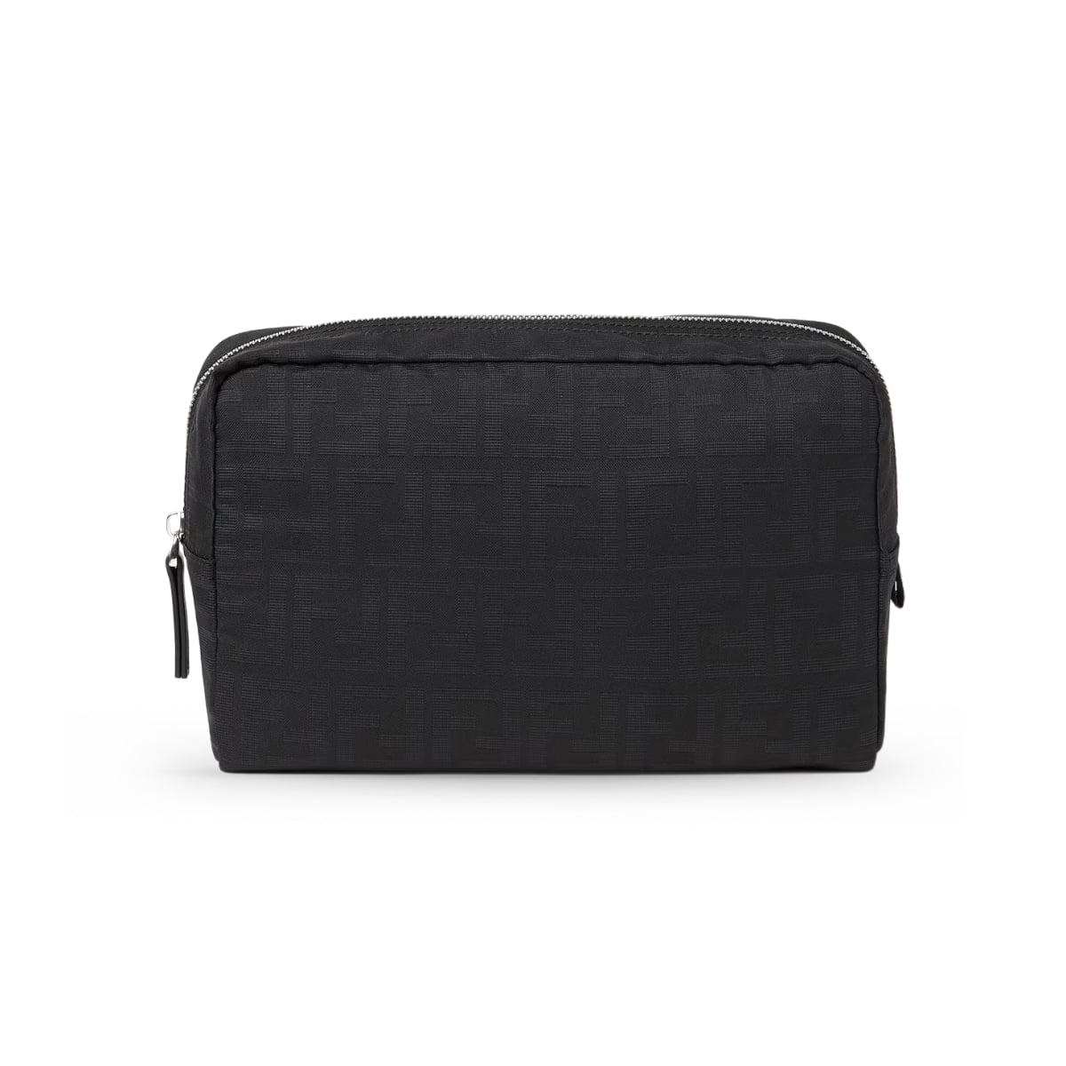 FF Toiletry Bag Medium Zucca Superlight Fabric Black-Fendi