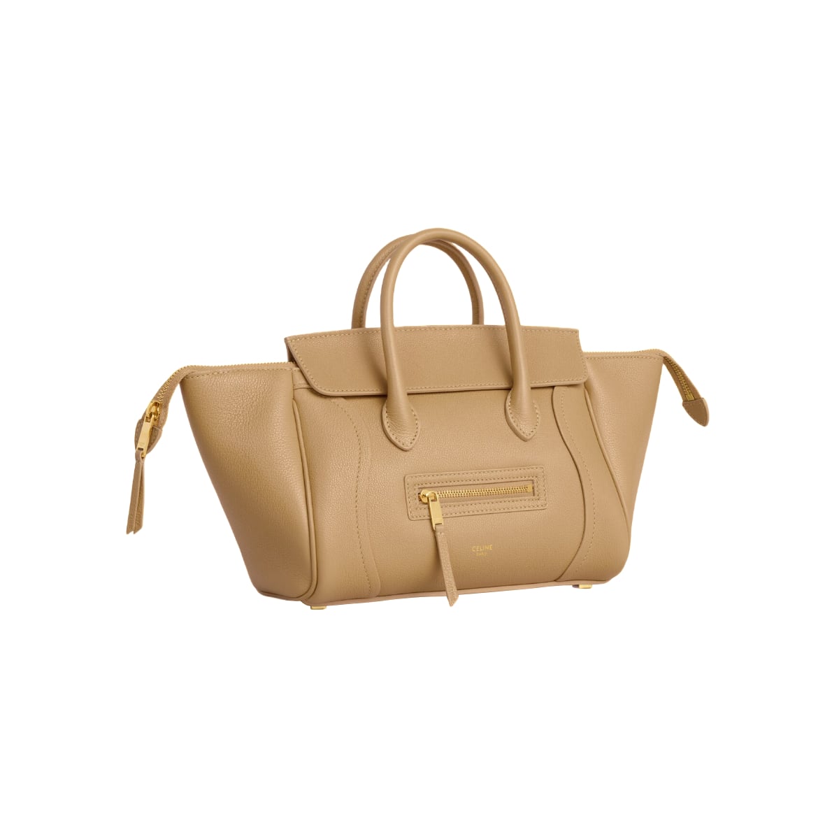 Little Luggage Grained Calfskin Sandcastle