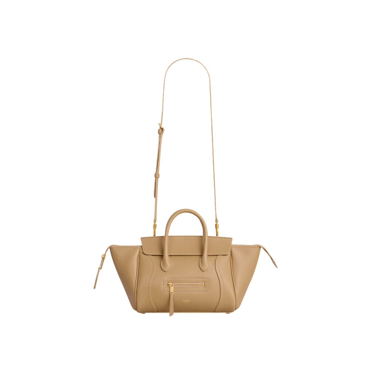 Little Luggage Grained Calfskin Sandcastle