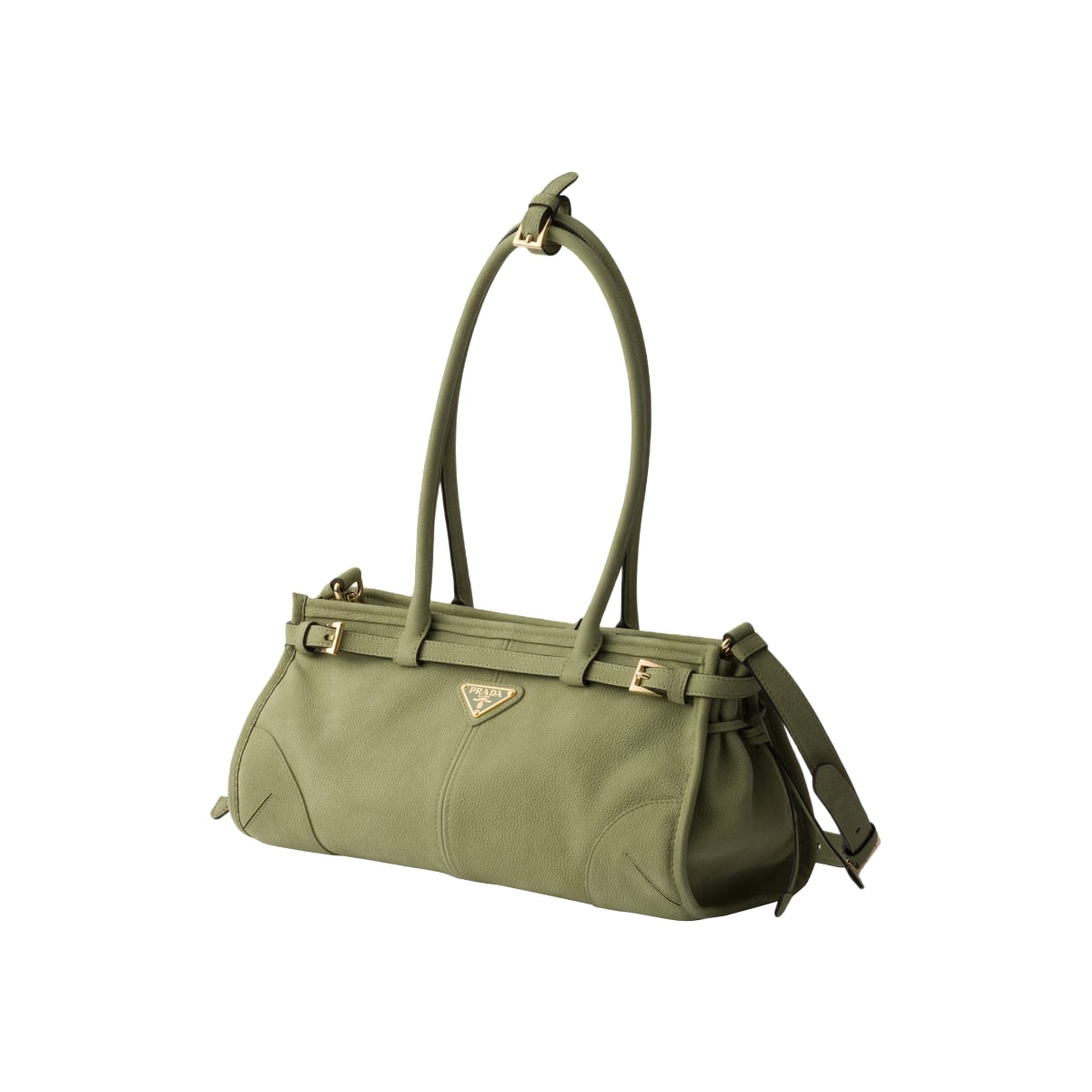 Bonnie Medium Handbag Nubuck Leather Agave