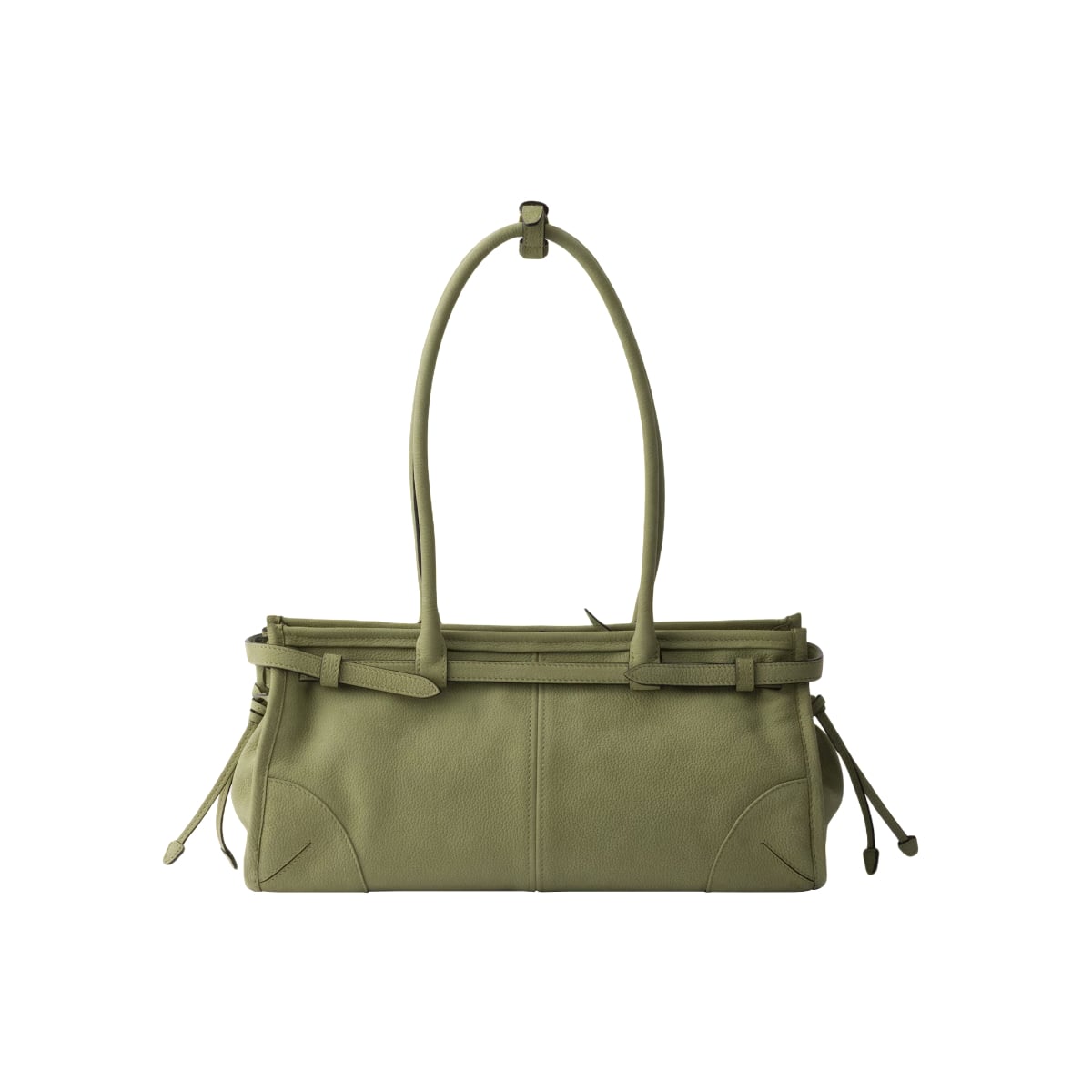 Bonnie Medium Handbag Nubuck Leather Agave