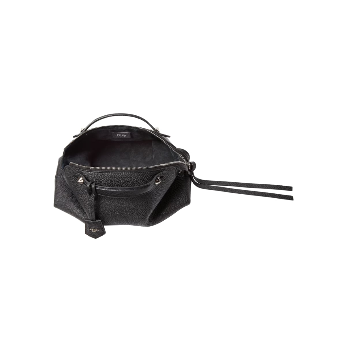 By The Way Soft Medium Ebony Cuoio Romano Leather Black