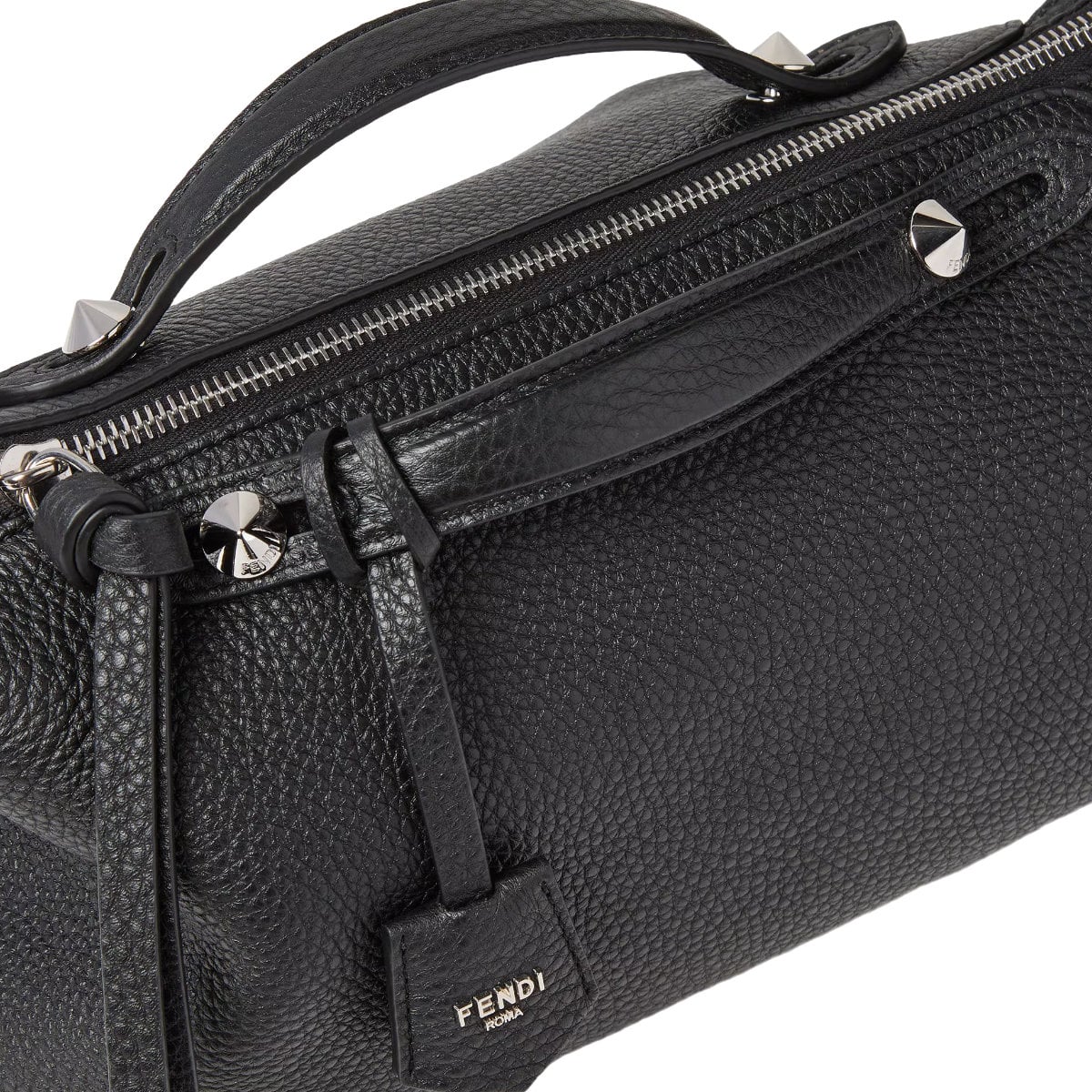 By The Way Soft Medium Ebony Cuoio Romano Leather Black