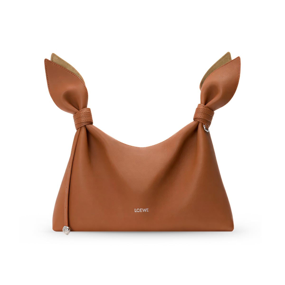 Medium Scarf Smooth Calfskin Bag Squirrel-Loewe