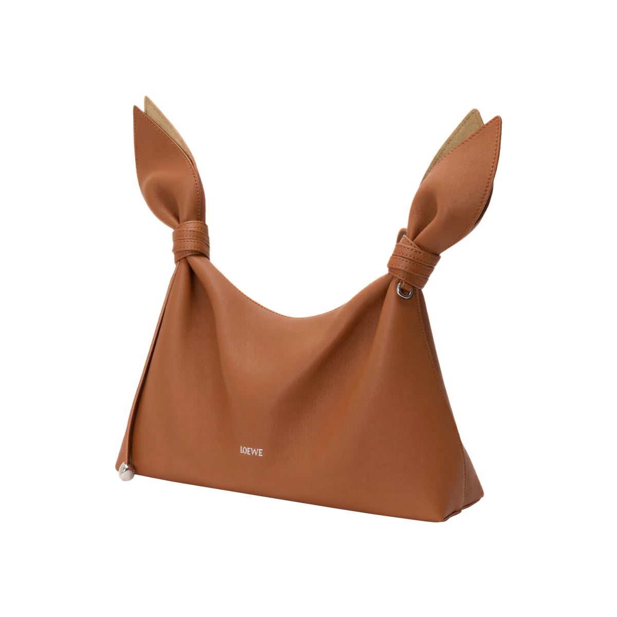 Medium Scarf Smooth Calfskin Bag Squirrel