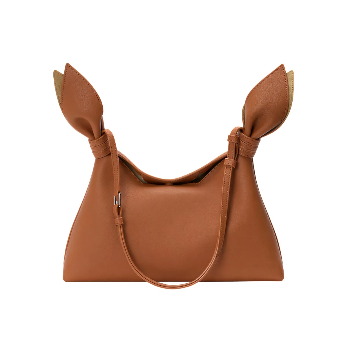 Medium Scarf Smooth Calfskin Bag Squirrel