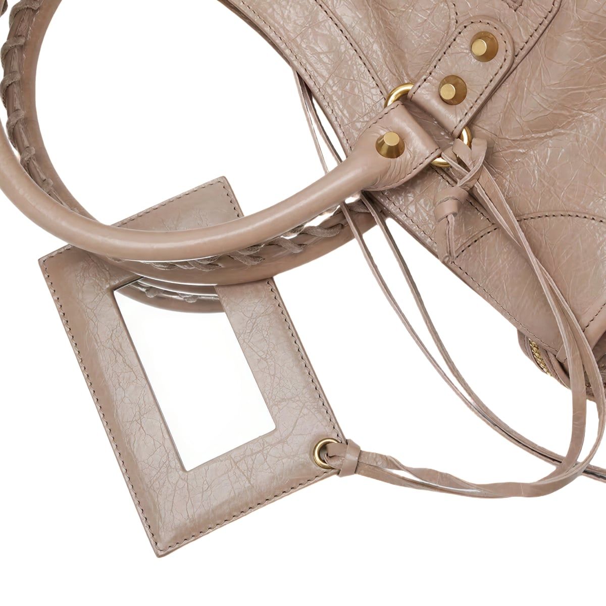 Le City Medium Hammered Lambskin Handbag Blush Pink