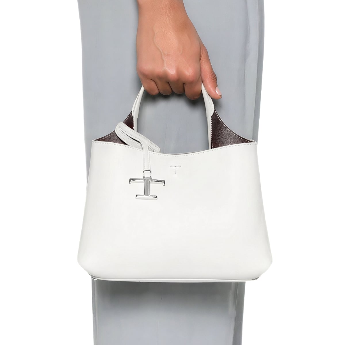 T-Timeless Mini Shoulder Bag White