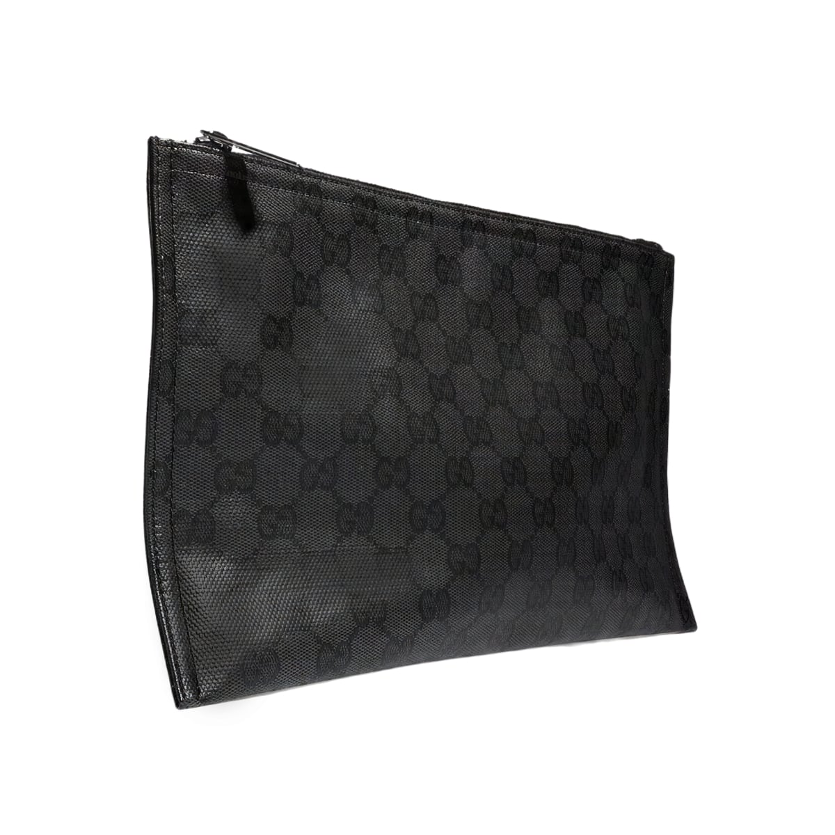 GG Medium Essence Classic Canvas Pouch Black