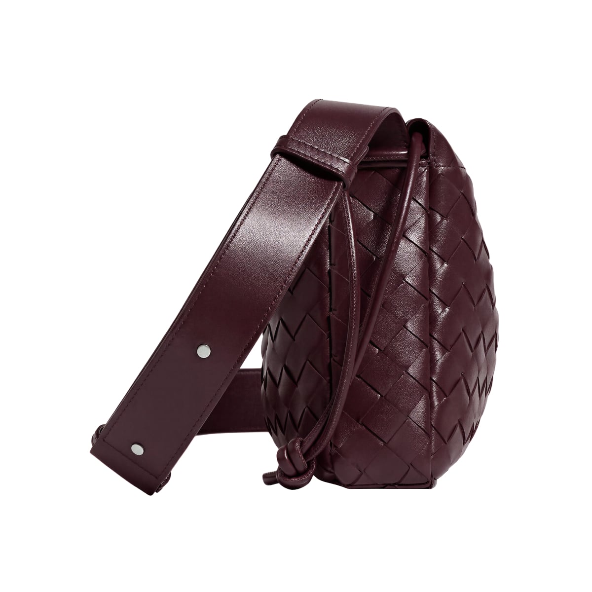 Dustbag Bike Drawstring Crossbody Bag Deep Mahogany
