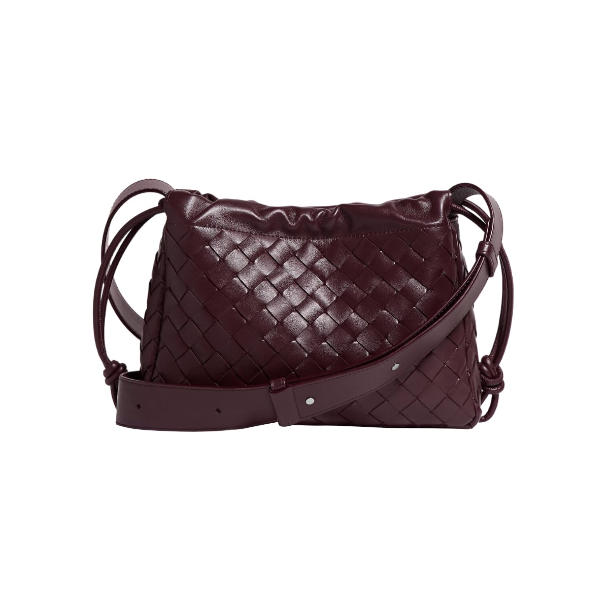 Dustbag Bike Drawstring Crossbody Bag Deep Mahogany