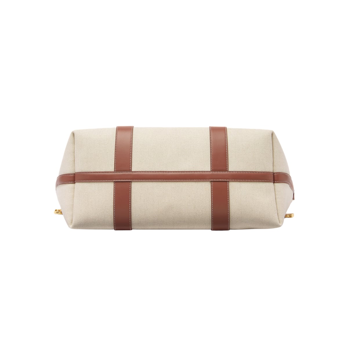 Ghiera Shopper Large Linen Natural/Caramel Sugar/Sun Gold