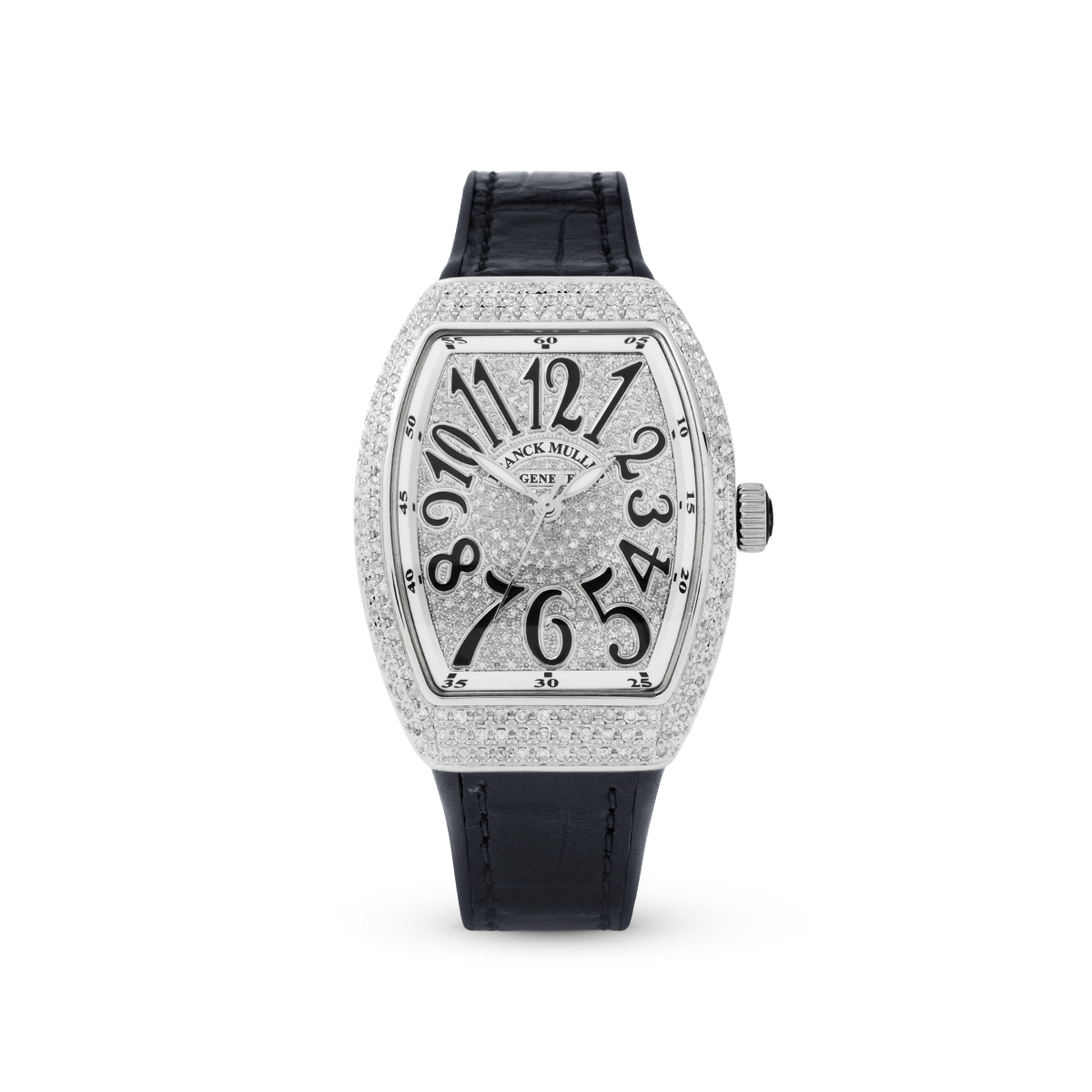 Vanguard V 32 SC AT FO AC.NR (BLC NR AC White Dial, Black Numbers, Full Aftersetting)-Franck Muller