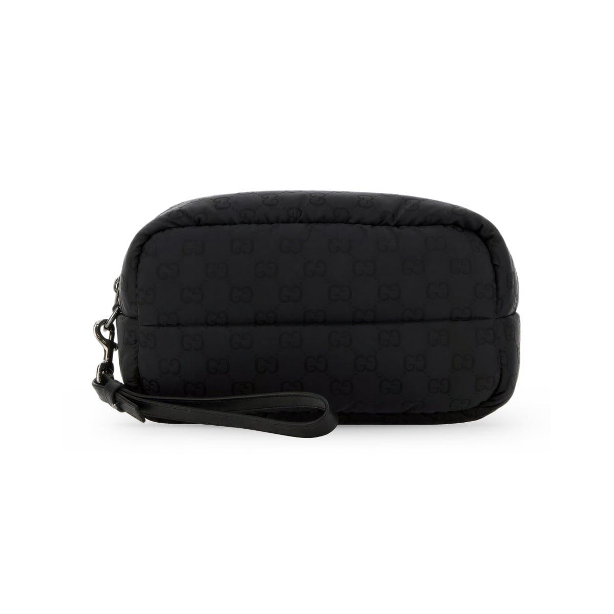 Monogram Pattern Pouch Black Rhw-Gucci