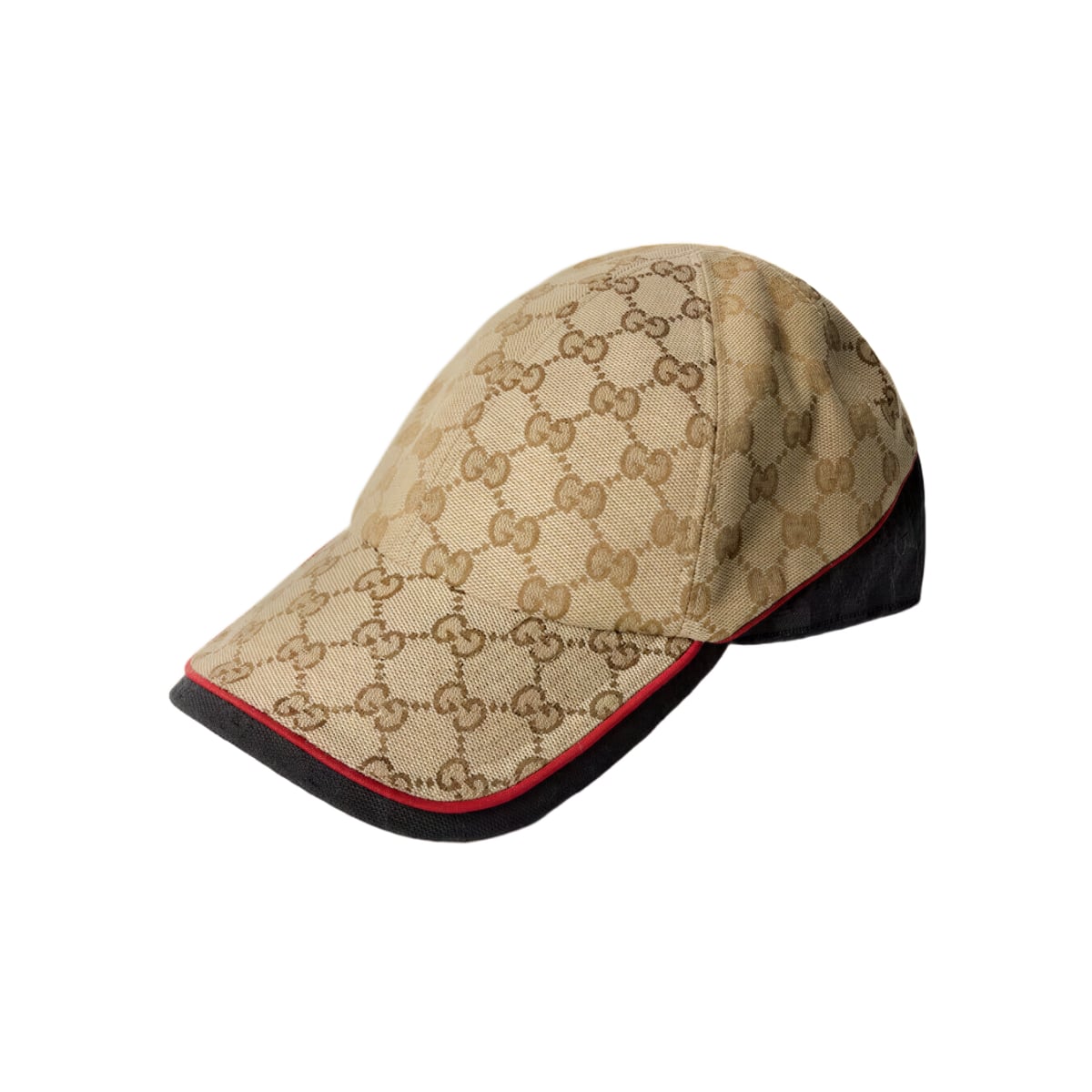 GG Cotton Canvas Baseball Cap Sand/Black