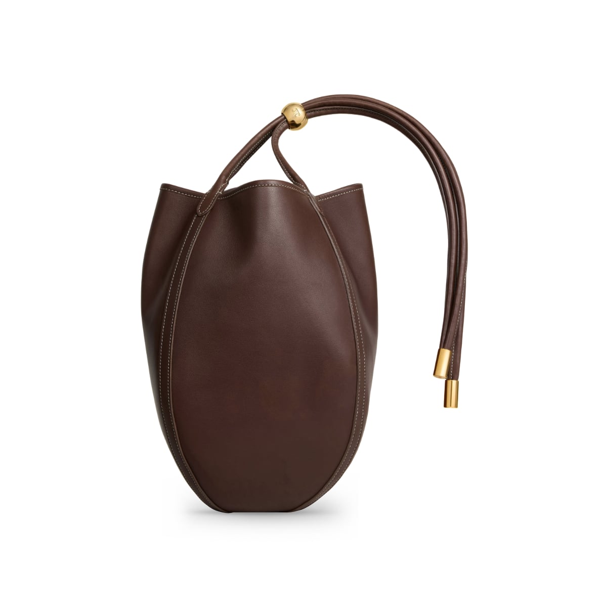 Little Drop Bucket Bag Smooth Calfskin Chocolate GHW-Celine