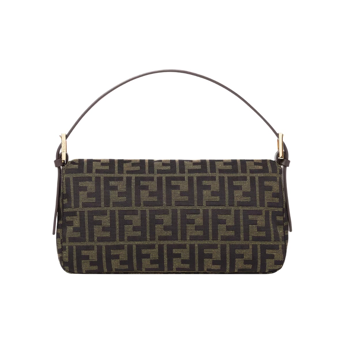 Baguette Bag FF Zucca Jacquard Brown