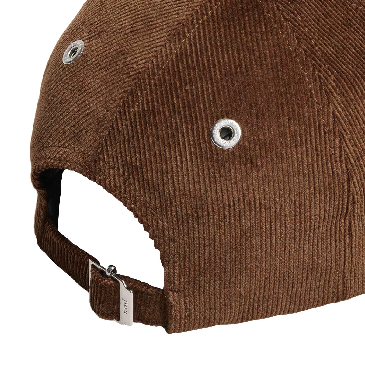 Fine Corduroy Cotton Ami de Coeur Cap Chocolate Brown