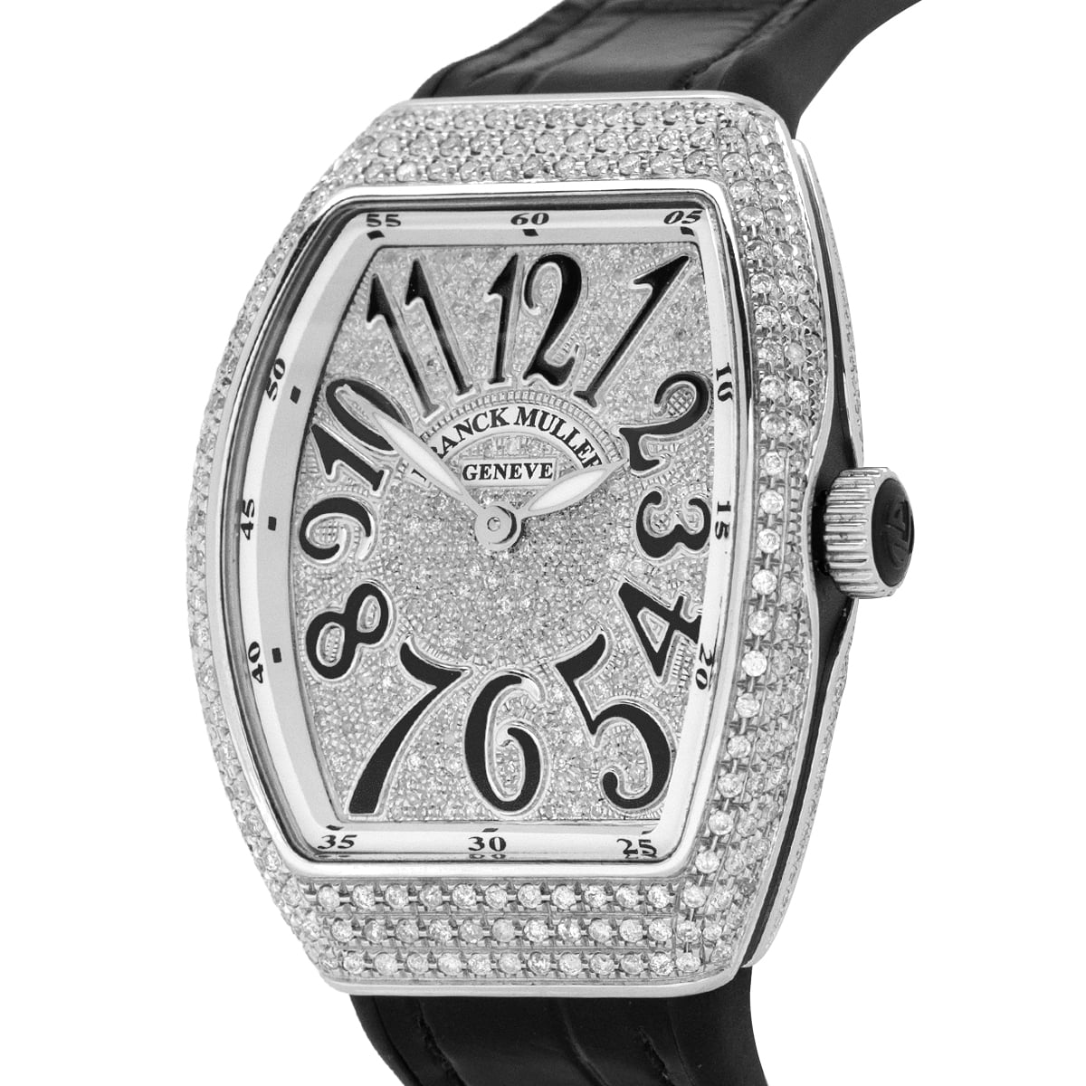 Vanguard V 32 QZ AC.NR (BLC.NR AC) (White Dial, Black Numbers, Full Aftersetting)