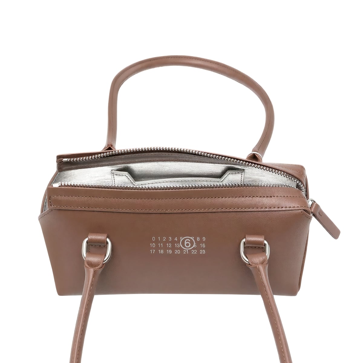 MM6 Japanese Mini Shoulder Bag Leather Brown