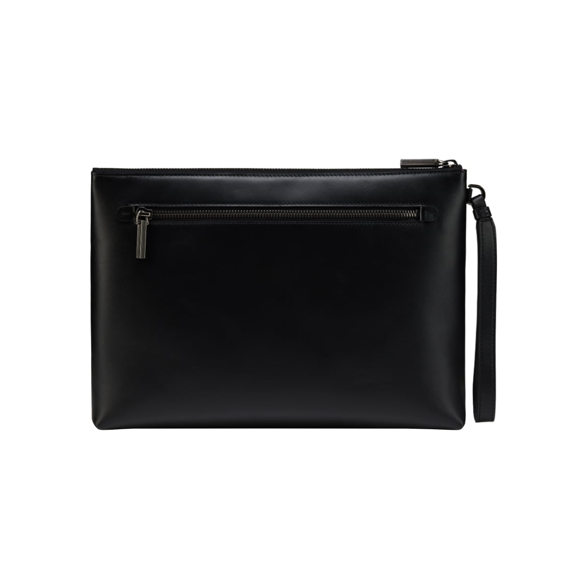 Kosmica Pouch Smooth Calfskin Leather Black
