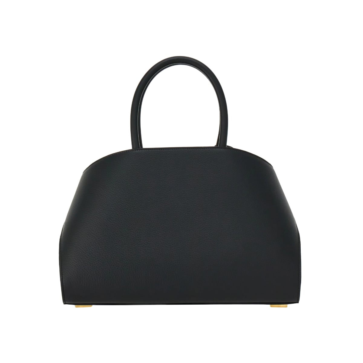 Hug Medium Bag Smooth Calfskin Black/Flame Red