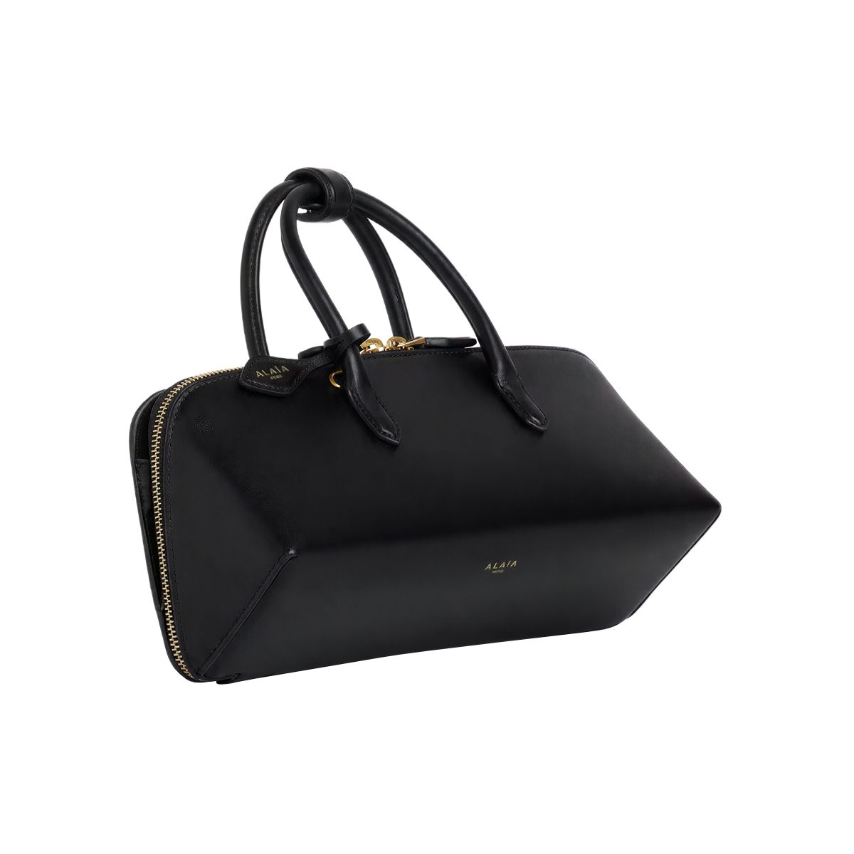Delta Small Box Bag Calfskin Black