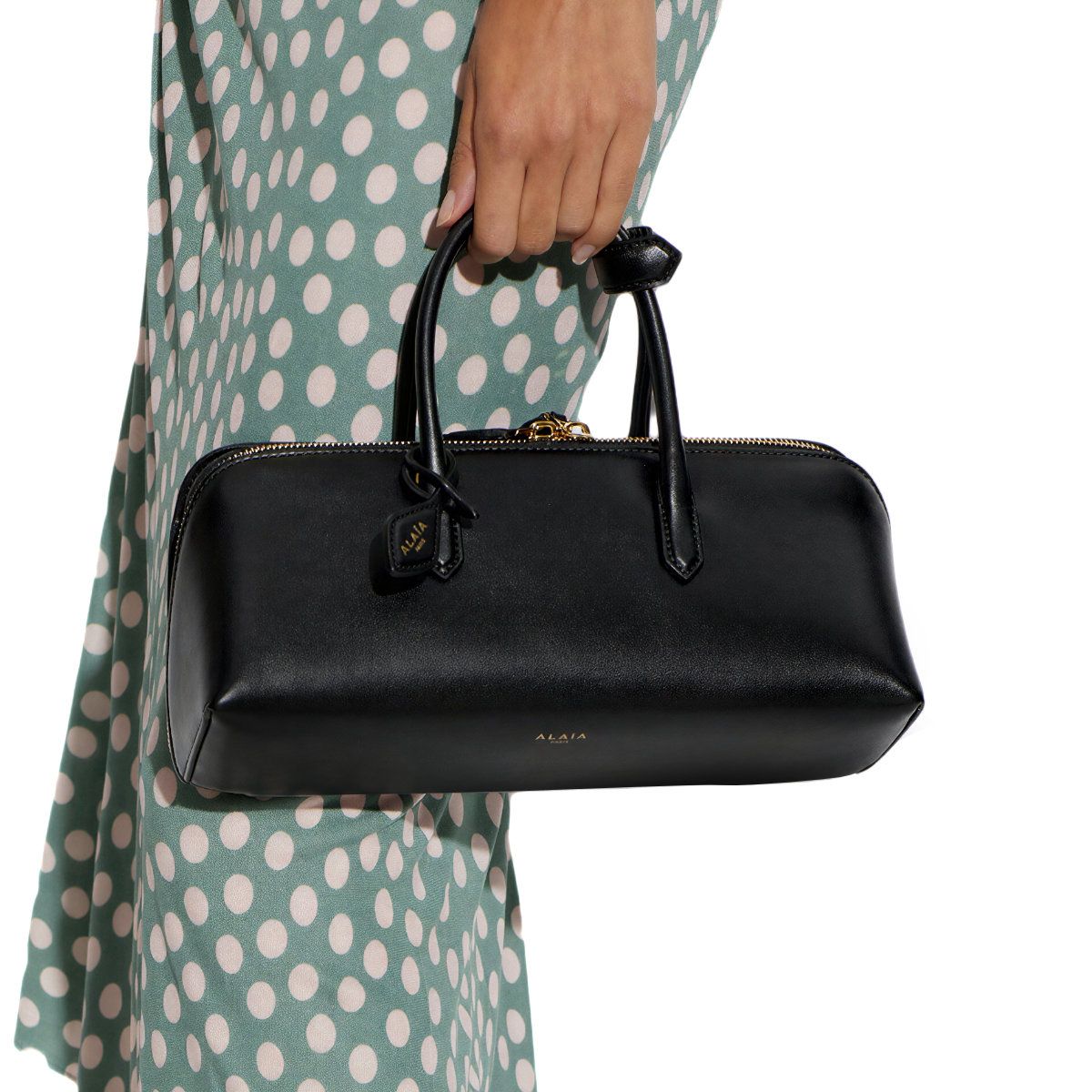 Delta Small Box Bag Calfskin Black