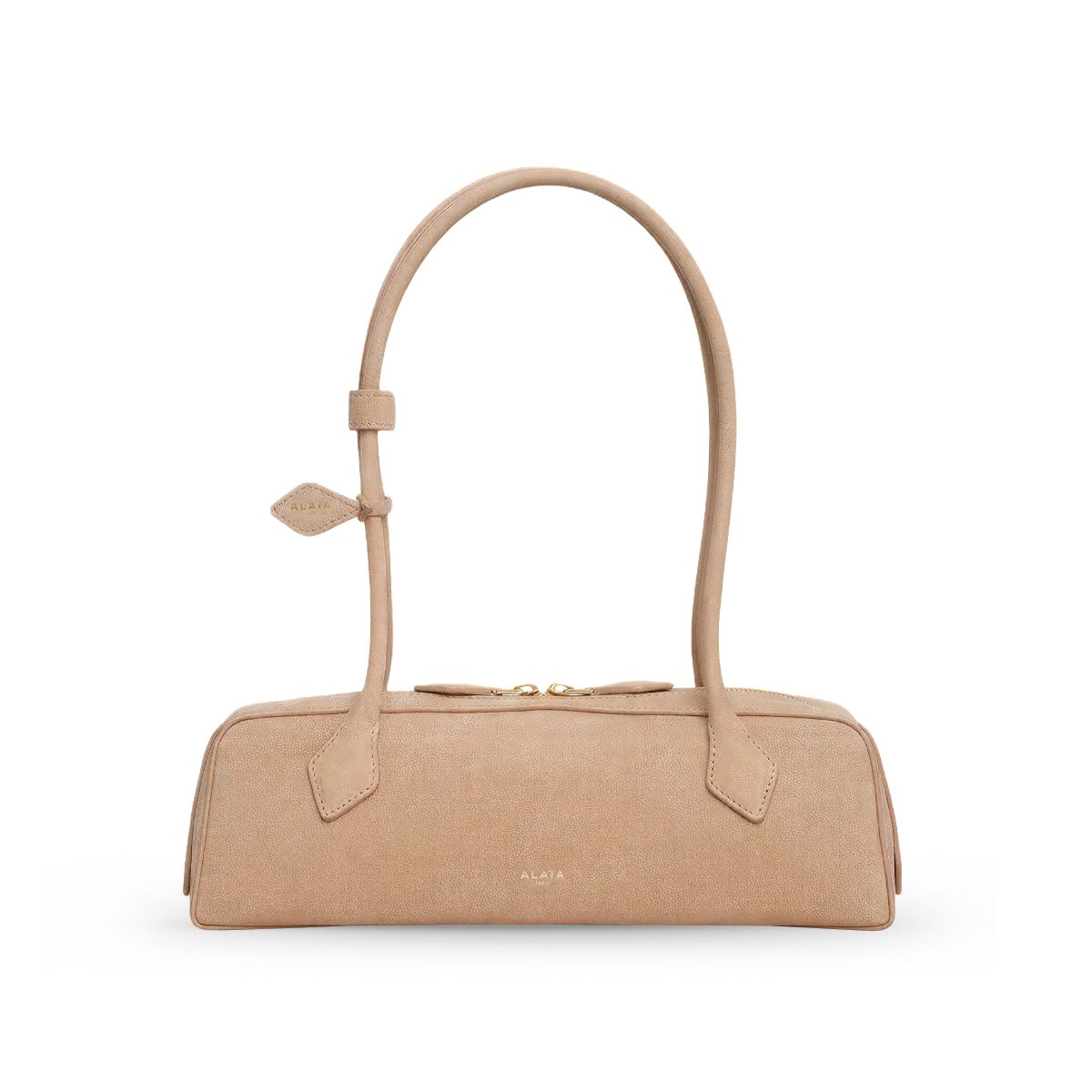 Le Teckel Medium Bag Leather Desert-Alaïa