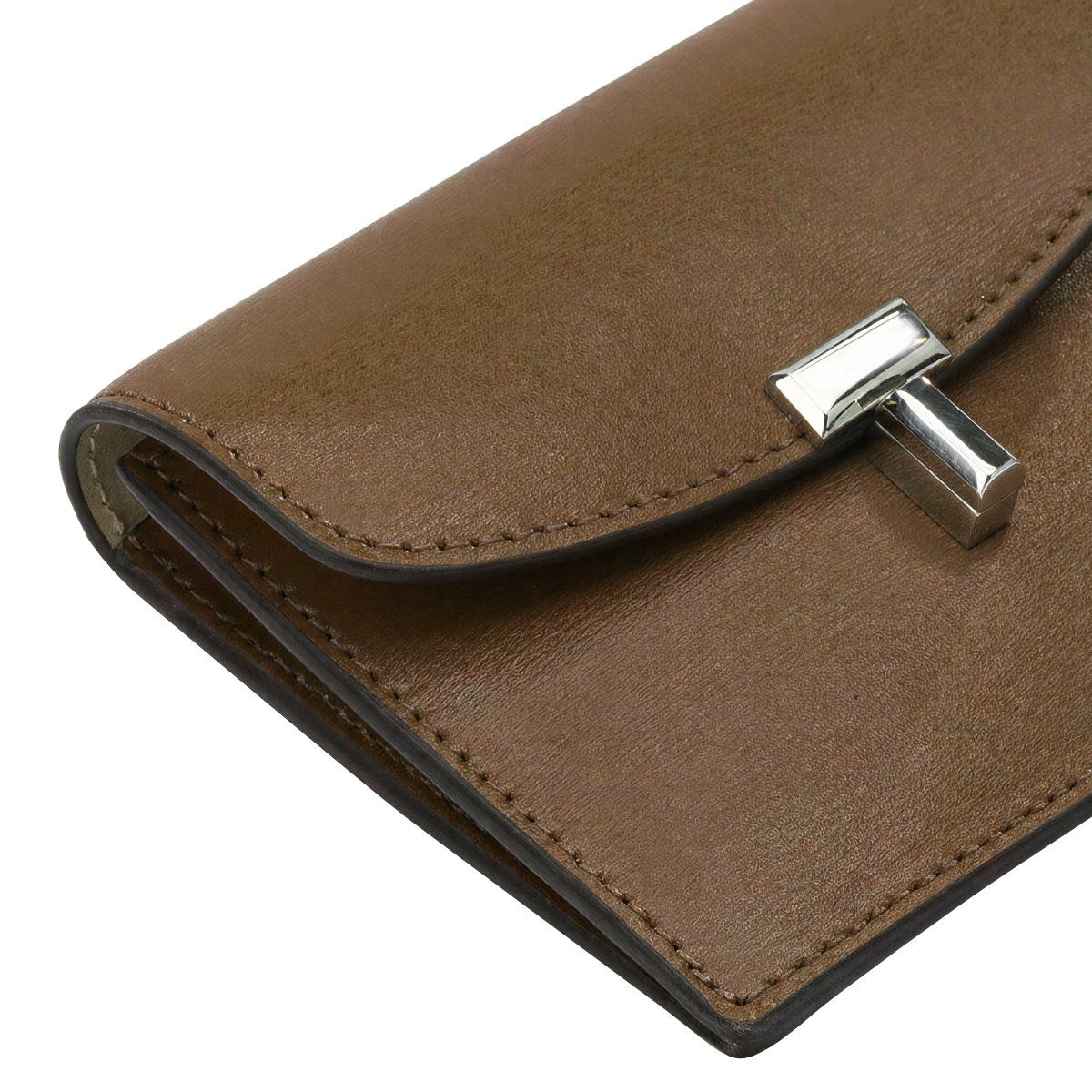 T-Lock Leather Card Holder Tiramisu SHW