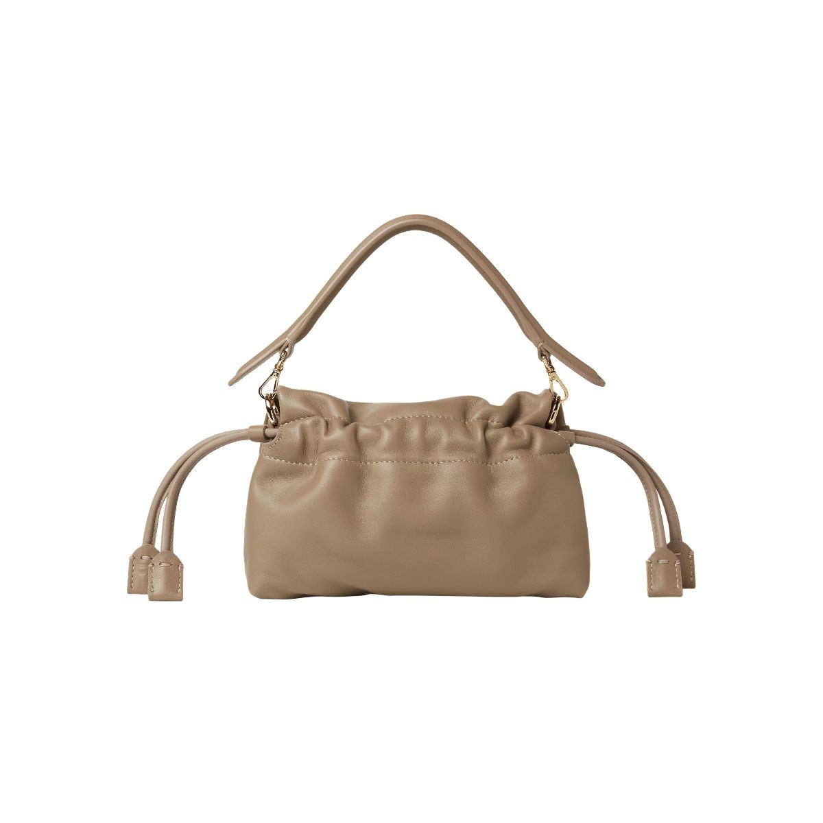 Small Baguette Soft Nappa Leather Beige GHW