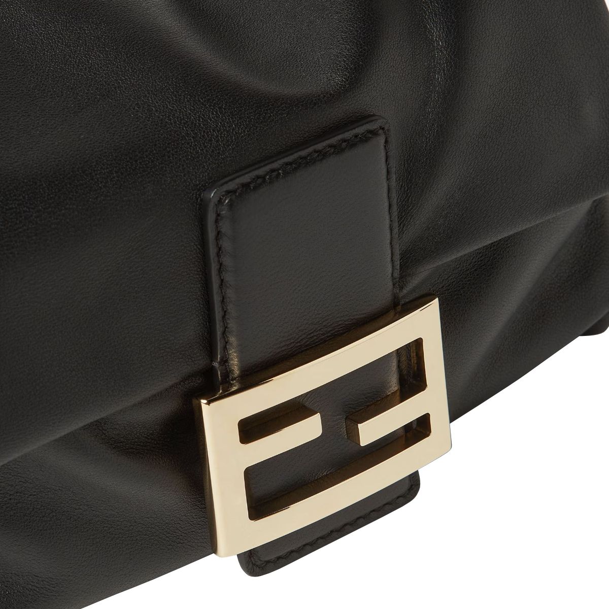 Small Baguette Soft Nappa Leather Black GHW